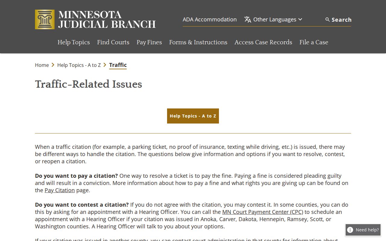 Isanti County criminal court docket traffic guidance source