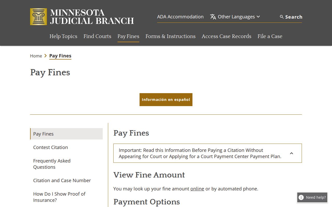 Isanti County criminal court docket citation search source