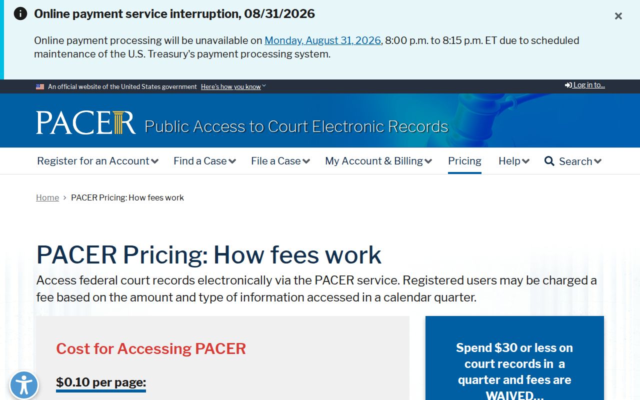 Isanti County civil court docket separate federal access source